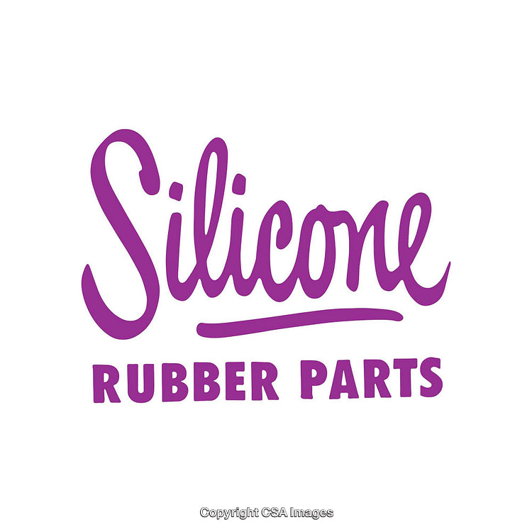 Purple Silicone Rubber Parts Logo on a White Background