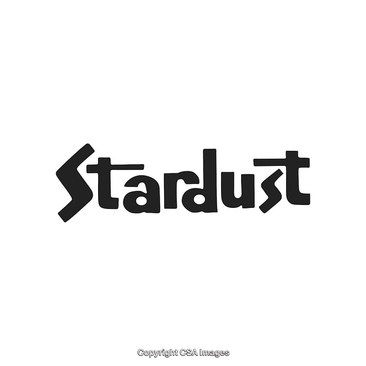 Bold Typography Design Featuring the Word Stardust in Creative Font Display