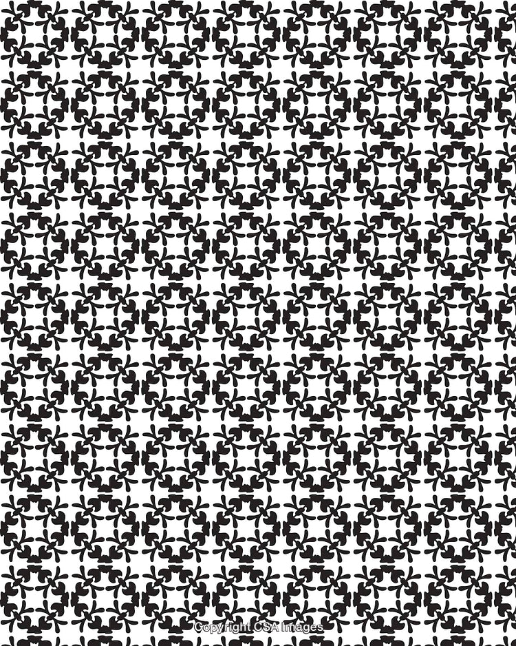Black and White Geometric Pattern Background with Intricate Designs