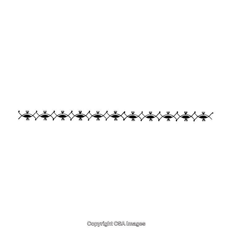 Detailed Black And White Decorative Border Design for Digital and Print Projects