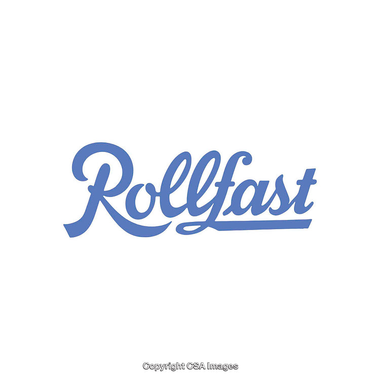 Stylized Rollfast Text Logo with Clear Background