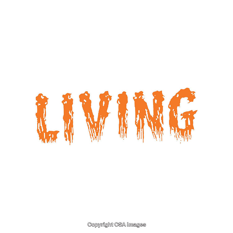Orange Text Design Featuring Dramatic Dripping Effects and Artistic Style