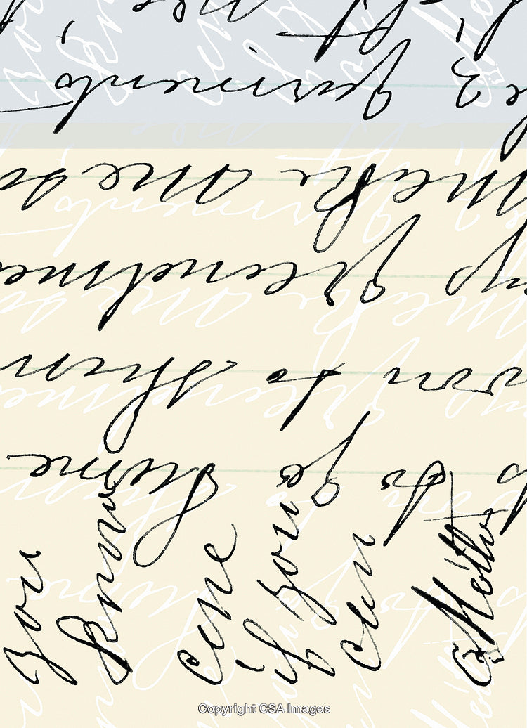 Elegant Vintage Calligraphy on Light Background with Handwritten Typography