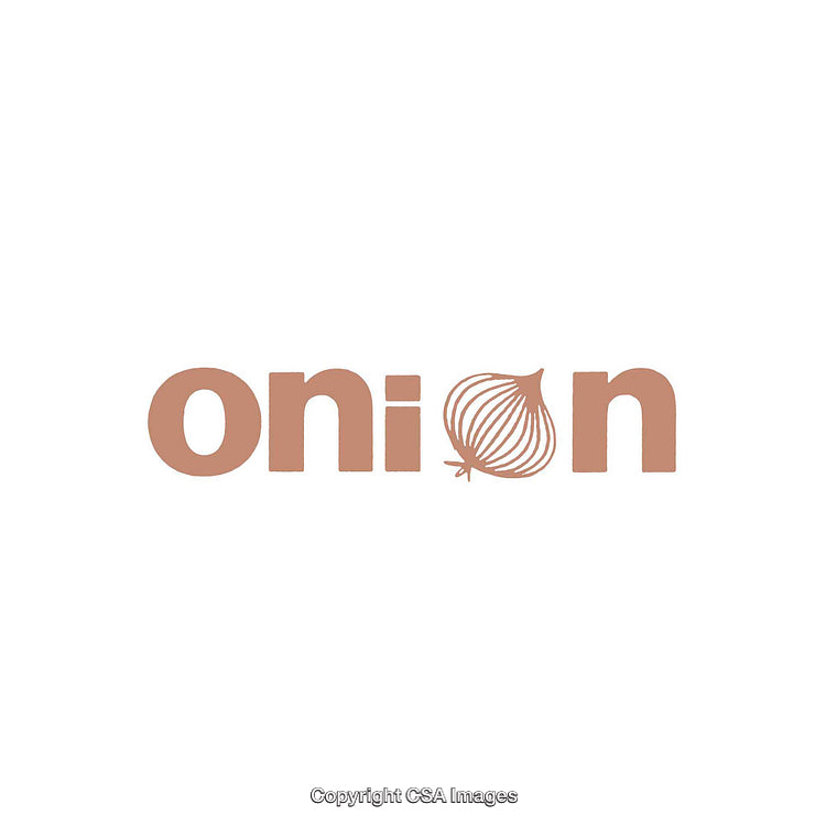 Creative Onion Logo Design with Minimalist Monochrome Style