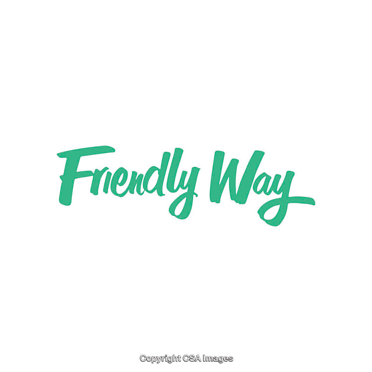 Minimalist Green Text on White Background Showcasing Positive Message