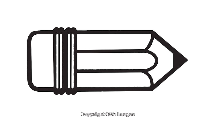 Minimalistic Black and White Line Art Pencil Illustration Design
