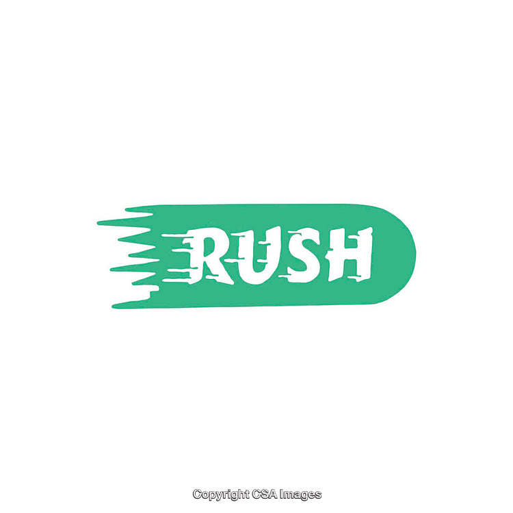 Dynamic Green Rush Themed Minimalist Graphic with Speed Effect