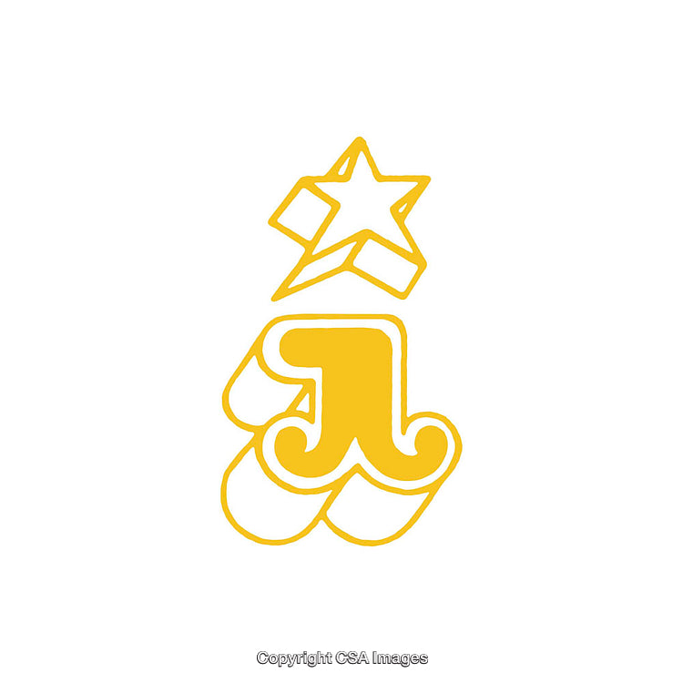 Creative Illustration of the Letter I with Star Accent