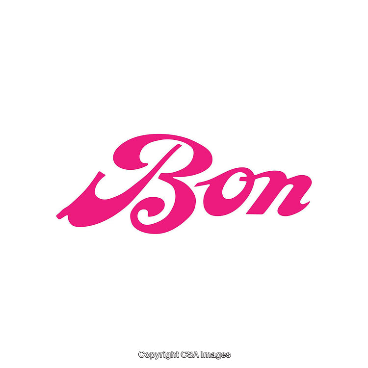 Elegant Pink Typography on a Clean White Background