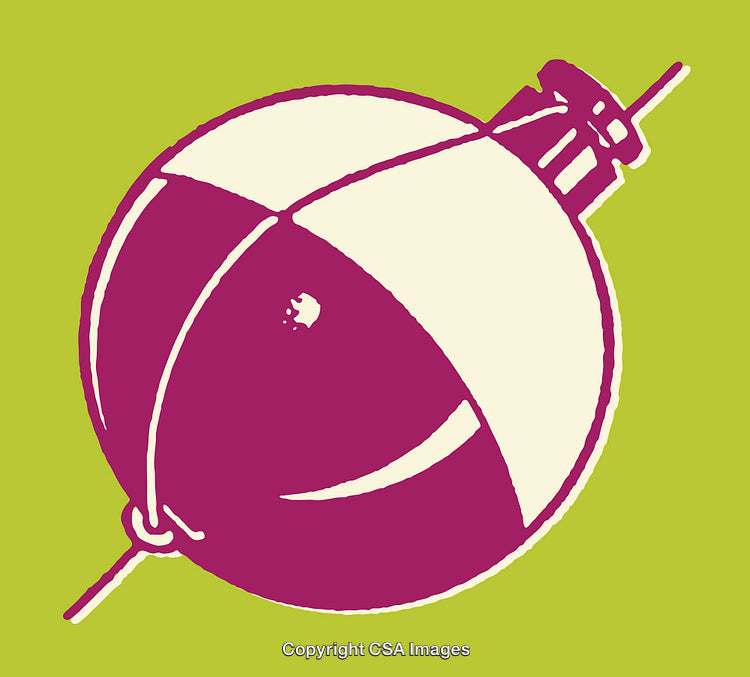Colorful Line Art Illustration of a Vibrant Round Object on a Bright Background