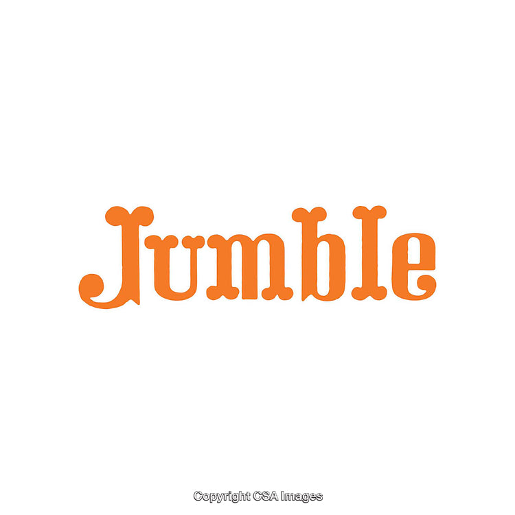 Orange Text Logo Design Featuring Bold Serif Font on White Background