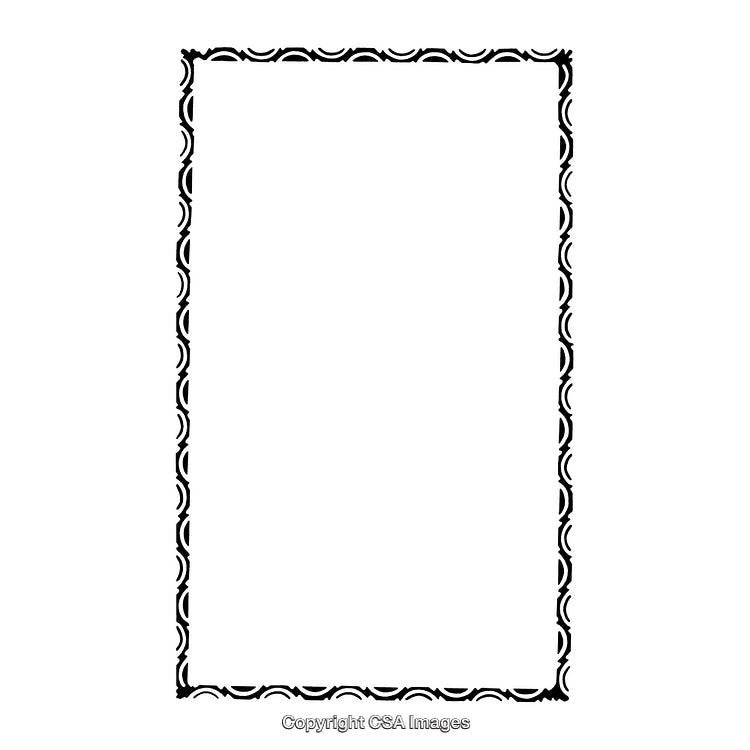 Elegant Black and White Patterned Border Design