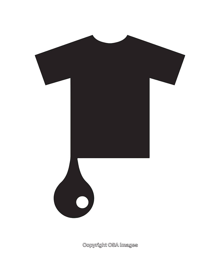 Simple Black and White T-Shirt Icon with a Creative Design