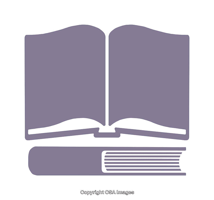 Simple Icon of Books Representing Knowledge and Education in a Minimalist Style