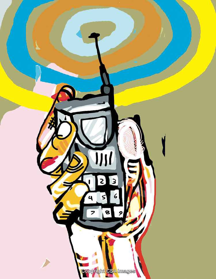 Hand Holding Cellphone