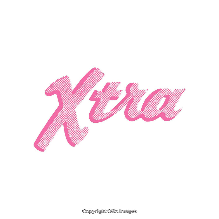 Stylized Pink Word Art Display with Retro Aesthetic Design