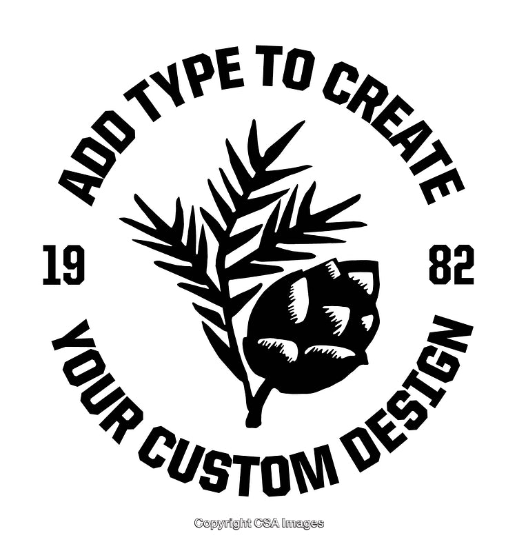 Pine Cone and Needles Design Format