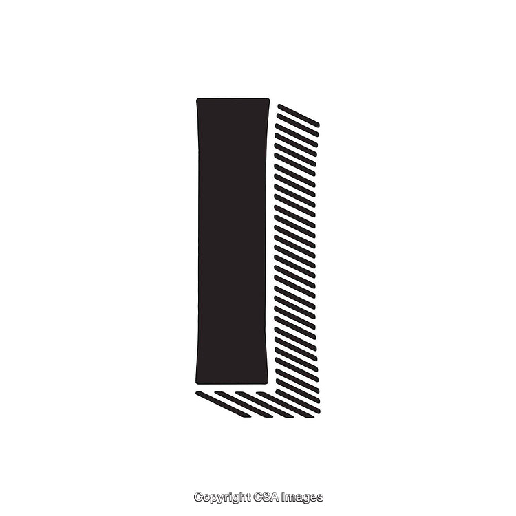 Illustration of the Letter I with a Minimalist and Modern Design