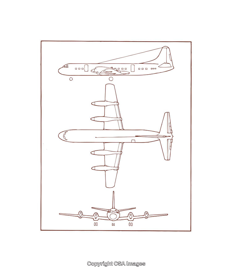 Technical Diagram Featuring Aircraft Perspective Views for Analysis