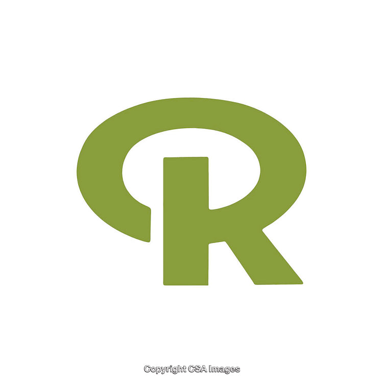 Stylish Representation of the Letter R with Green Color Design