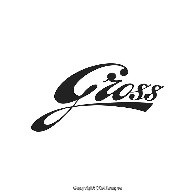 Elegant Black Calligraphy Typography Design With Stylized Text