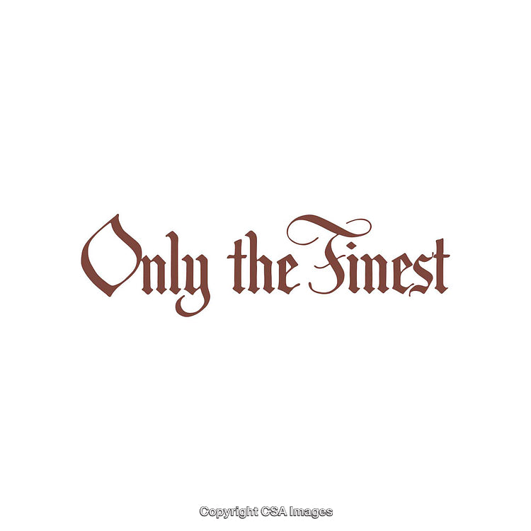 Elegant Text Design Featuring the Phrase 'Only the Finest'