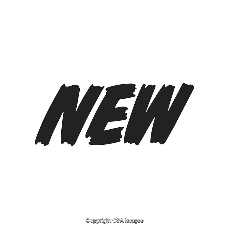 Bold Text Depicting the Word 'New' on a White Background
