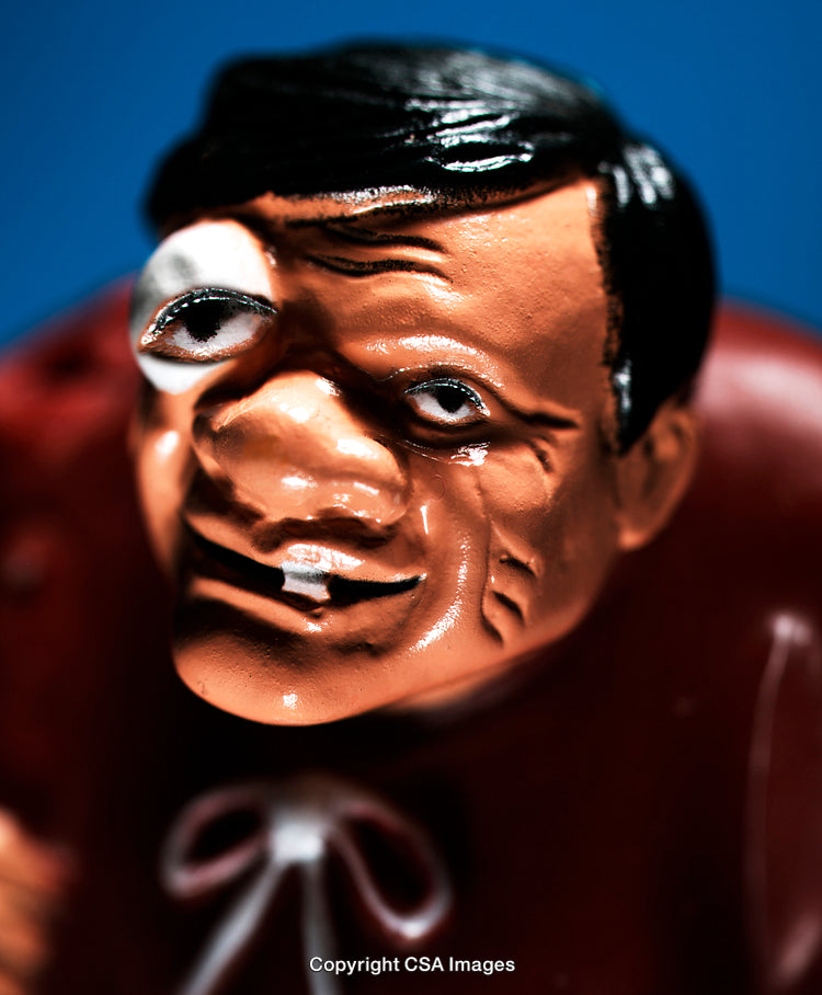 Close-Up of a Playful Plastic Toy Figurine with Unique Features
