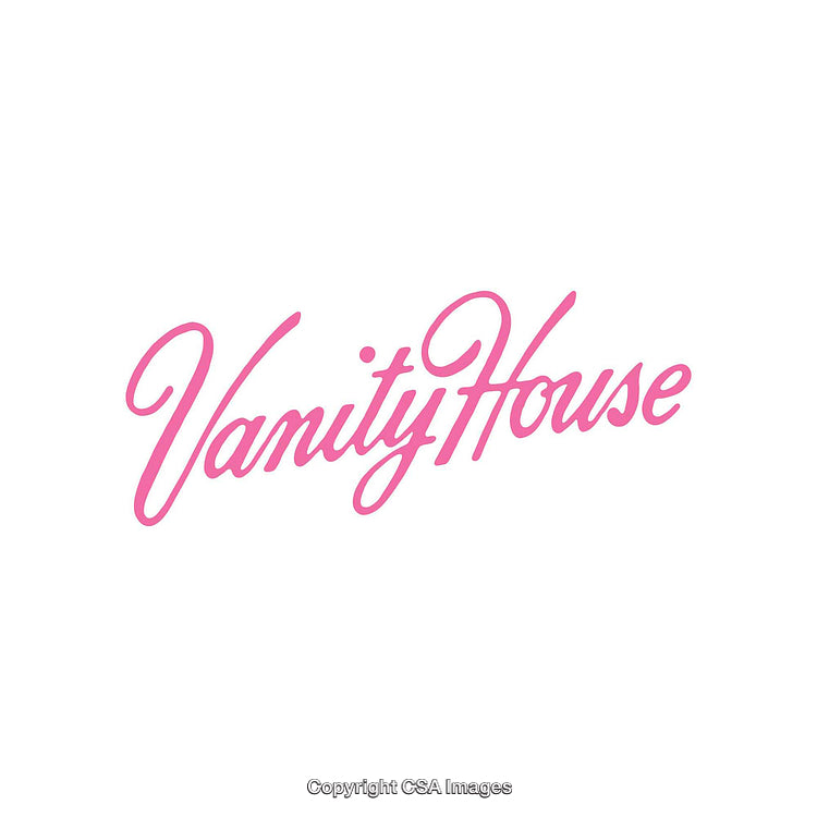 Elegant Pink Lettering on White Background in Minimalist Style