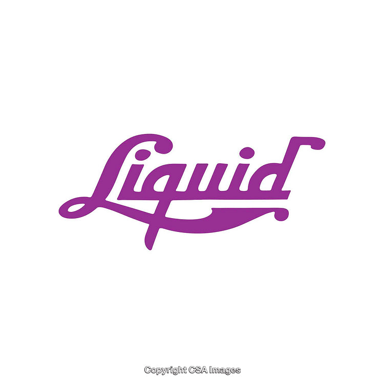 Purple Liquid Logo Design on Clean White Background