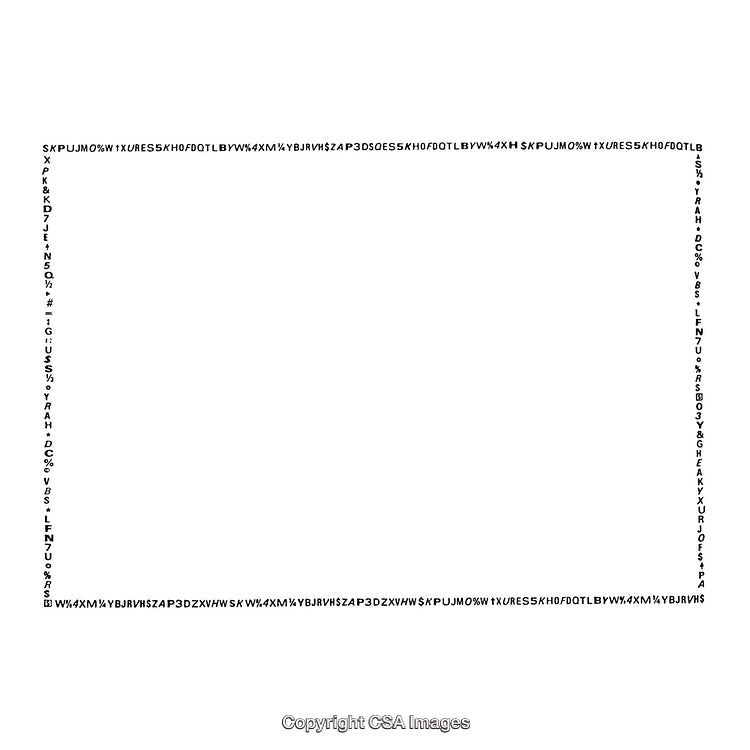 Minimalistic Black and White Border Design for Creative Projects