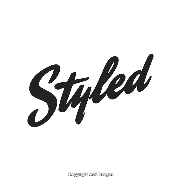 Stylized Black Typography Text Design on a Clean White Background