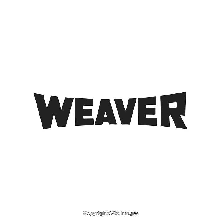 Bold and Stylized Text Logo Design Featuring the Word 'Weaver'
