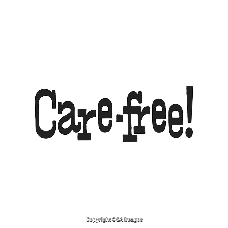 Care-Free Typography Design with Bold and Expressive Font Styling