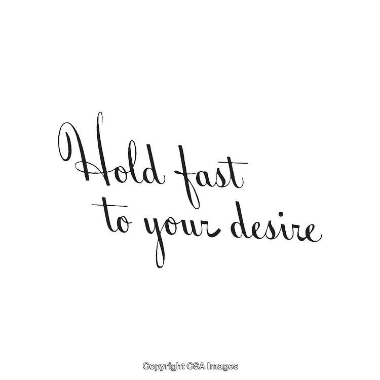 Elegant Handwritten Inspirational Quote Artwork in Black on White Background