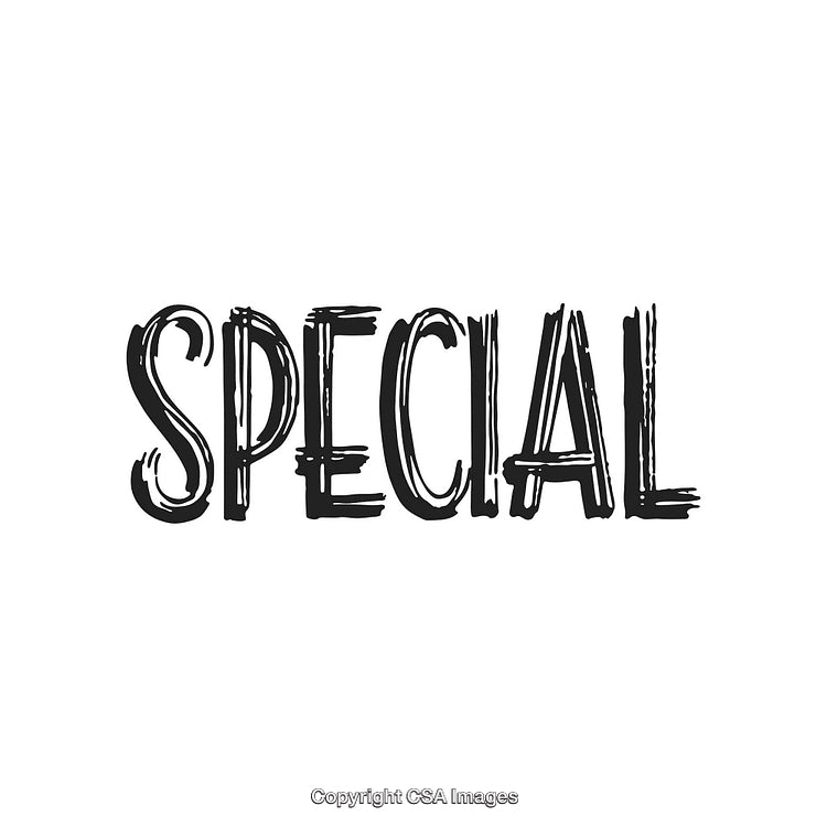 Inspirational Hand Lettering Design Featuring the Word Special in Brush Style