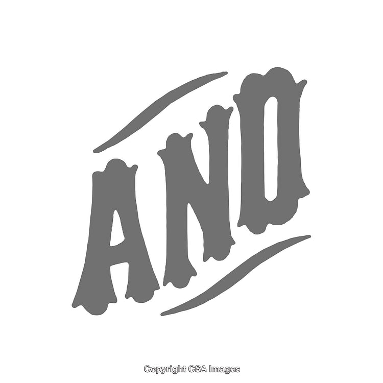 Decorative Gray Typography With Flourish Elements on White Background