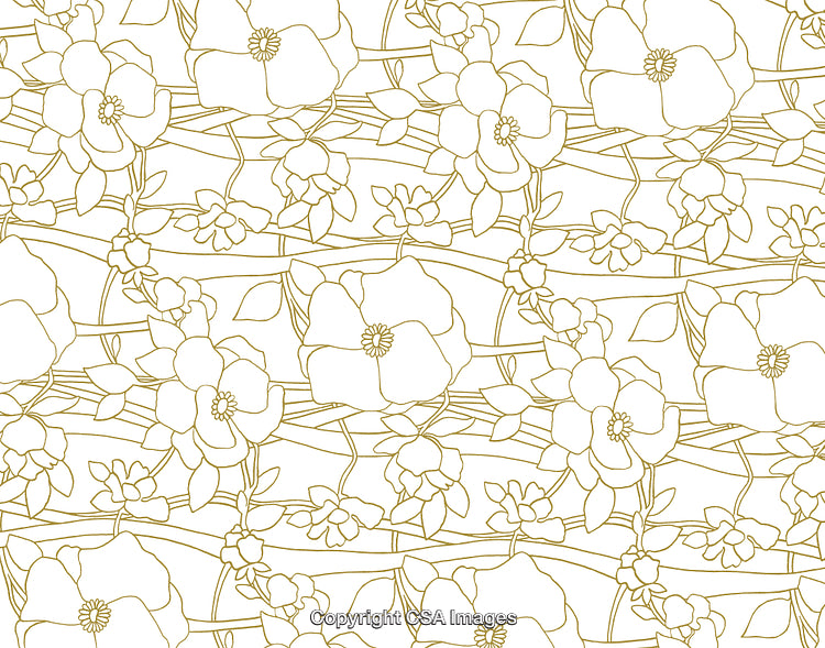 Illustrated Flower Pattern