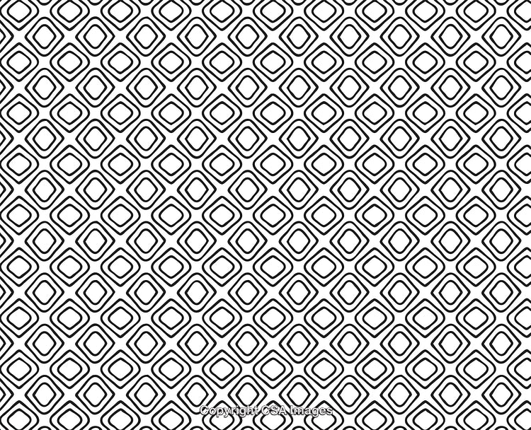 Seamless Black and White Geometric Patterned Background