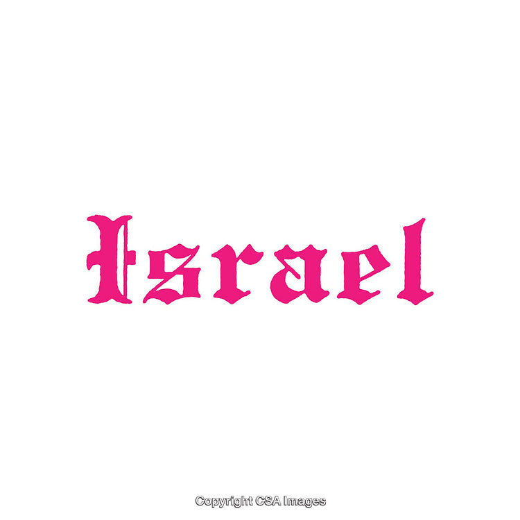 Pink Text Displayed in Unique Decorative Gothic Typography