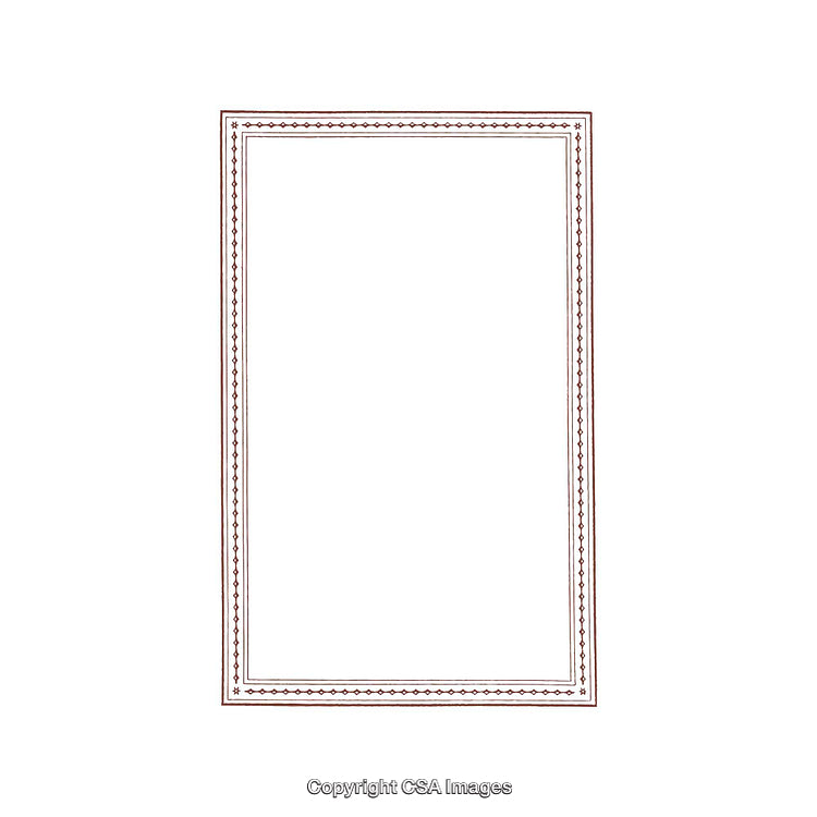Elegant Decorative Border Frame Design in a Simple Monochrome Style