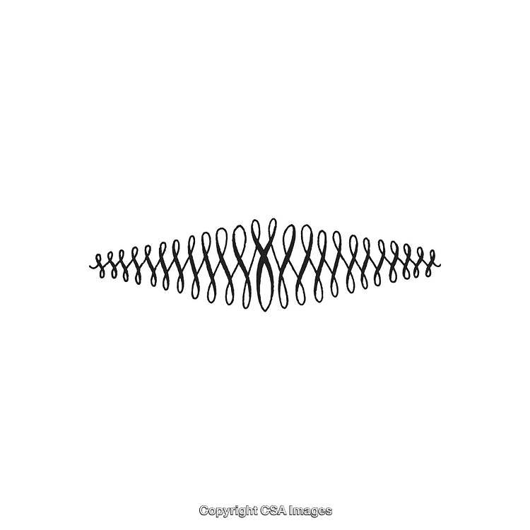Black and White Decorative Linear Pattern for Design and Ornamentation