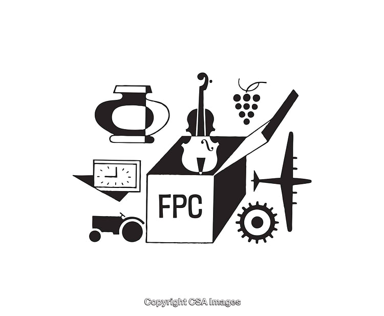Collection of Black and White Icons Depicting Various Objects and Themes