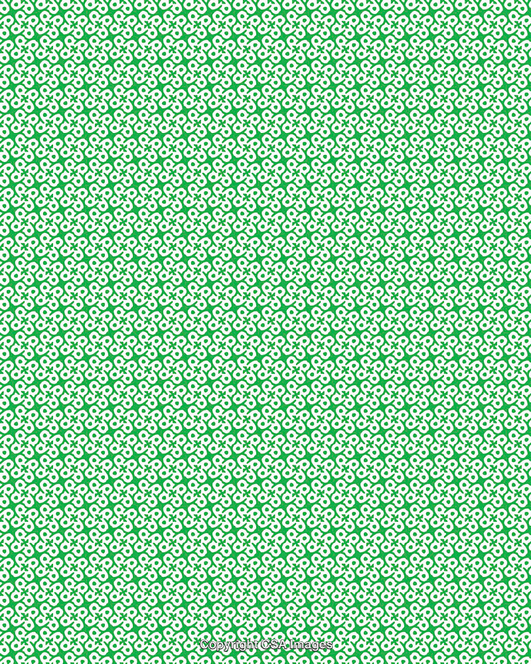 Patterned Green and White Geometrical Design Abstract Background