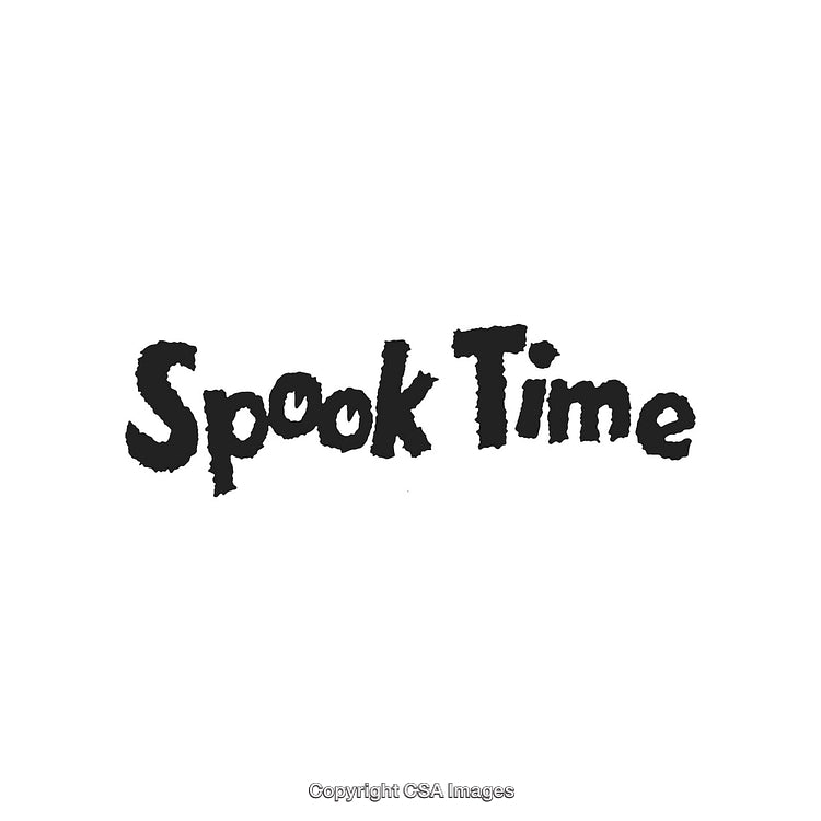 Halloween Themed Text Logo With Playful Spooky Typeface Design