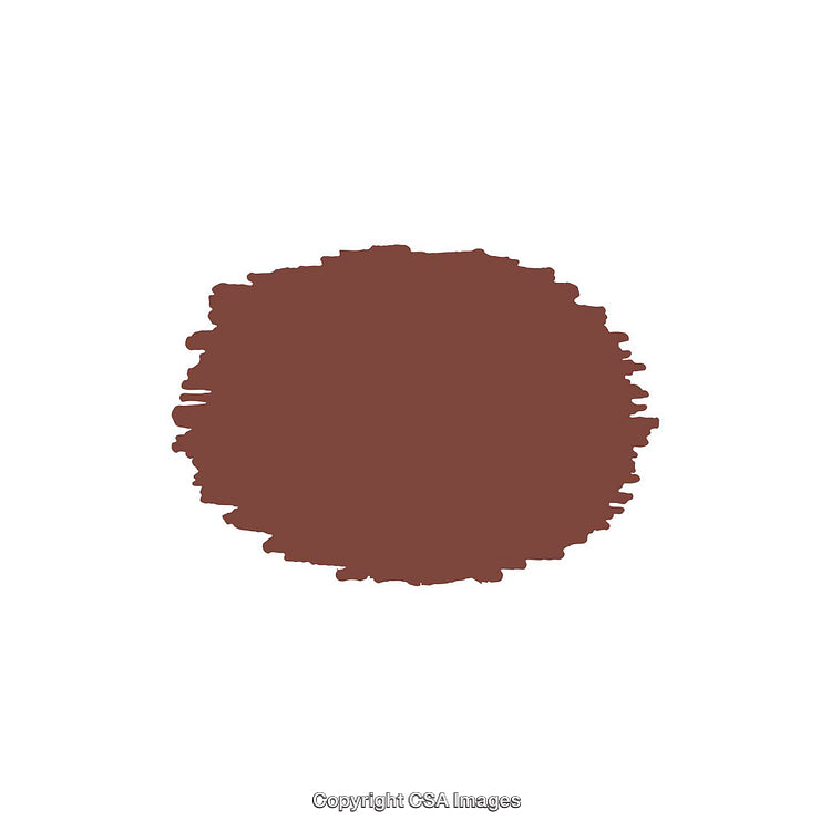 Rustic Brown Scribble Shape on Clean White Background Illustration