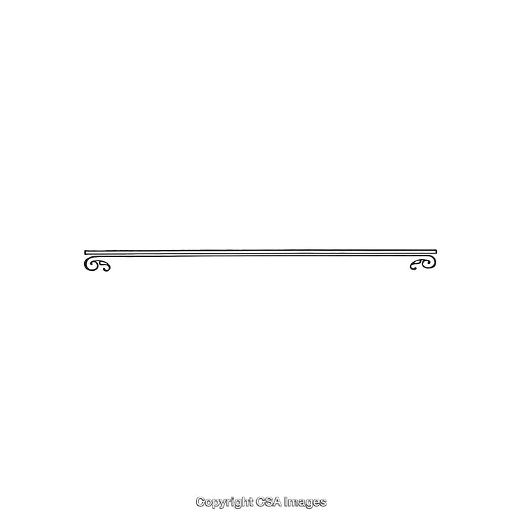 Elegant Black and White Decorative Line Ornament Design