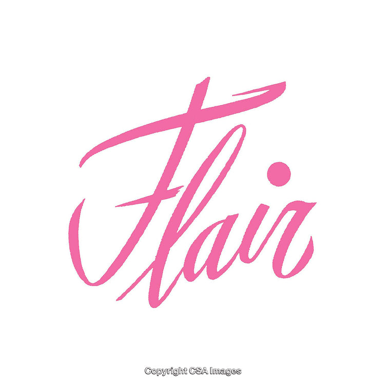 Stylized Pink Handwriting Logo With Dynamic Brush Lettering