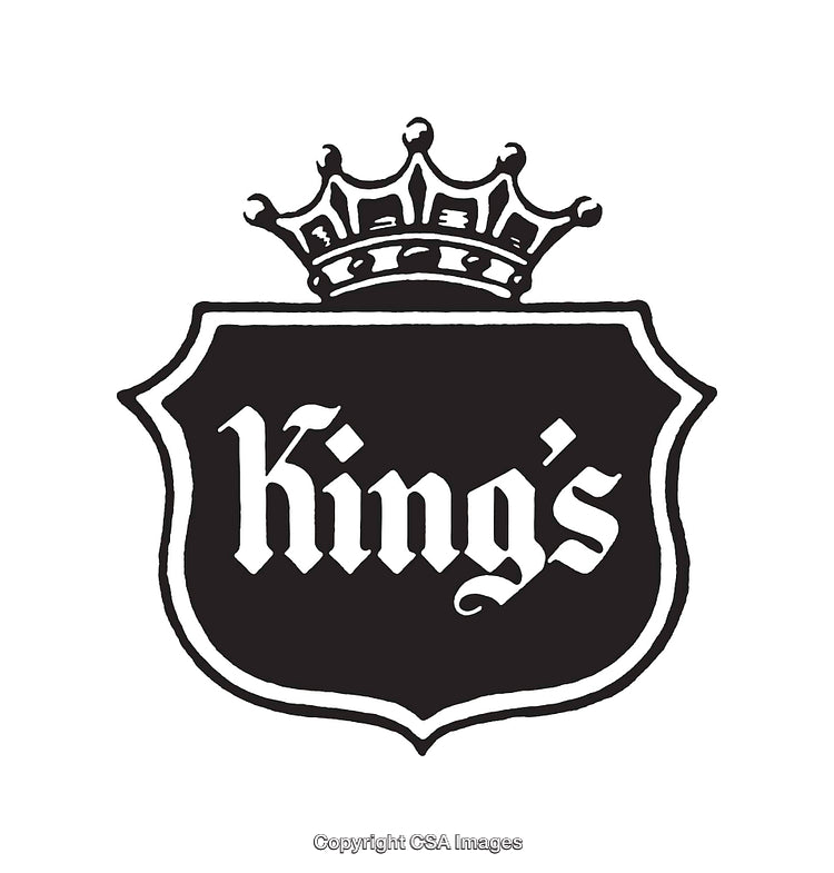 Black And White Emblem Design Featuring a Crown And Lettering
