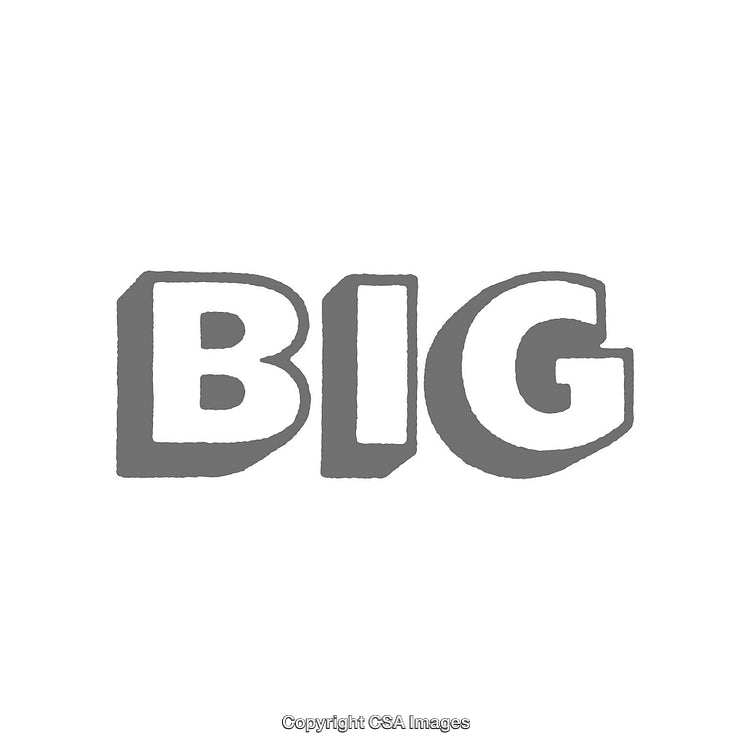 Large Bold Typography Display in Gray Tones on White Background